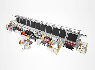 大型金属板材柔性造作系统